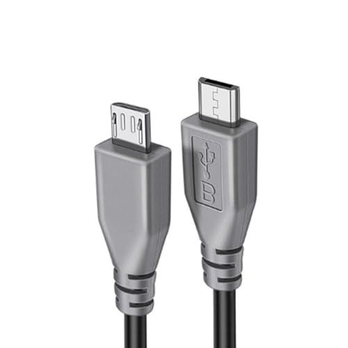 YSJJZRL Kabel vom Typ C/Micro-Stecker auf Micro/Typ C/Mini-Stecker zum Laden und Synchronisieren des OTG-Ladedatenkabels (1M,Mikro zu Mikro) von YSJJZRL
