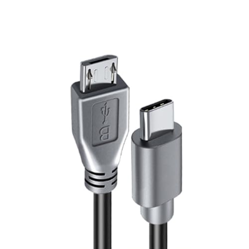YSJJZRL Kabel vom Typ C/Micro-Stecker auf Micro/Typ C/Mini-Stecker zum Laden und Synchronisieren des OTG-Ladedatenkabels (1M,Typ C bis Micro) von YSJJZRL