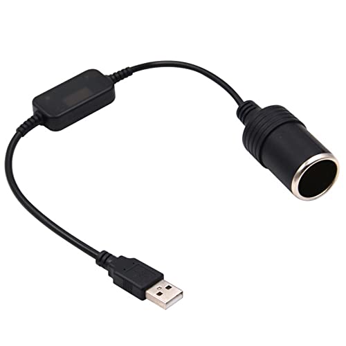 YSJJZRL USB-A-Stecker auf 12-V-Auto-Zigarettenanzünder-Buchse, Konverter für GPS, Dashcam und mehr (0,35 Mio) von YSJJZRL