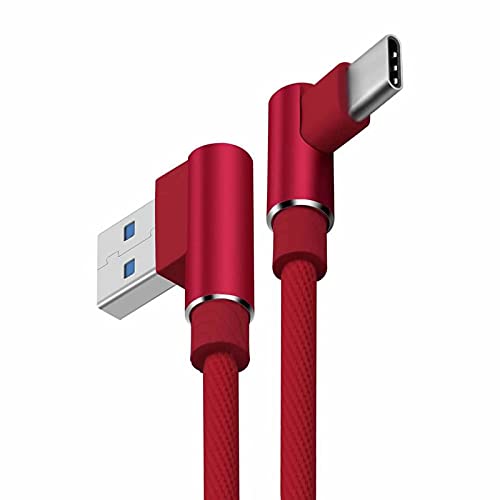 superior ZRL USB 90 Degree Type C Kabel, Nylon Geflochtener Rechter Winkel USB Typ A bis C Schnellladung & Data Sync Kabel Für Samsung Galaxy S9, Note 8, S8 Plus, Huawei P20/pro, und mehr von YSJJZRL