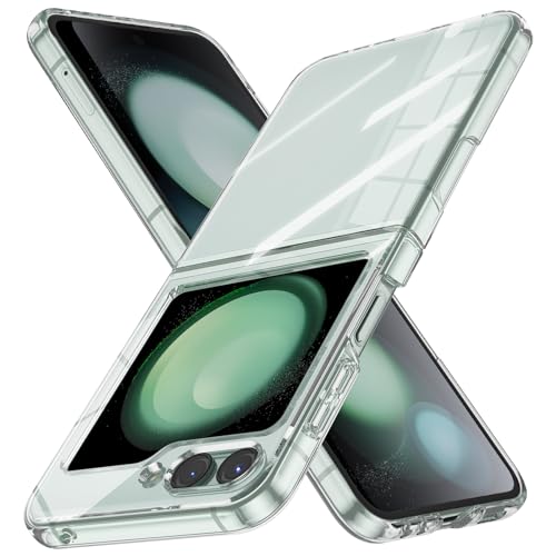 YSLBWLE 20-zflip5-07 Schutzhülle für Samsung Galaxy Z Flip 5, schlanke und militärische Qualität, hartes Polycarbonat, stoßfest, transparent YSLBWLE 20-zflip5-07 Schutzhülle für Samsung Galaxy Z Flip 5, schlanke und militärische Qualität, hartes Polycarbonat, stoßfest, transparent von YSLBWLE