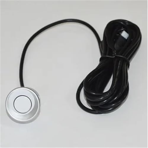 Sensoren RüCkfahrhilfe 1 Stück Sensoren Parktronic Auto Parkplatz Sensor Kit Umkehr Radar Monitor Detektor Ton Alarm Anzeige RüCkfahrwarner(Silber) von YSQIFBABD