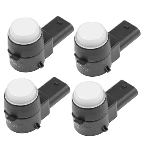 Sensoren RüCkfahrhilfe 2125420118 PDC Parkplatz Sensor Für Mercedes Für W169 W245 W204 W212 W221 C207 A207 RüCkfahrwarner(4 pcs White) von YSQIFBABD