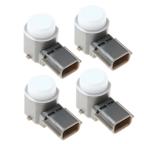Sensoren RüCkfahrhilfe 284384GA0A 28438-4GA0A Für Nissan Für Infiniti Für Q50 Q50L Auto Einparkhilfe PDC Sensor RüCkfahrwarner(4pcs-White) von YSQIFBABD