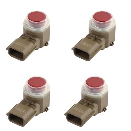 Sensoren RüCkfahrhilfe 284385SA0B 28438-5SA0B Auto Stoßstange PDC Parkplatz Sensor Für Nissan Für Infiniti Auto Zubehör RüCkfahrwarner(4pcs red) von YSQIFBABD