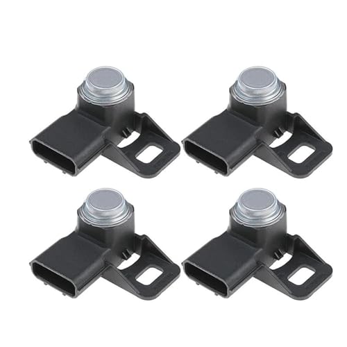 Sensoren RüCkfahrhilfe 3 Farben 4 STÜCKE PDC Einparkhilfe 39680-TEX-Y412-M1 39680TEXY511 39680TX4A011 39680TEXY610 39680TMSD010 RüCkfahrwarner(Silber) von YSQIFBABD