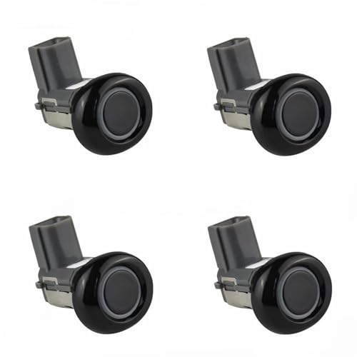 Sensoren RüCkfahrhilfe 4PCS Rückfahr Sensor 8651A056 8651A056HA PDC Parkplatz Sensor Für Mitsubishi Für Pajero Für Montero RüCkfahrwarner(Schwarz) von YSQIFBABD