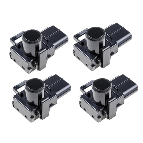 Sensoren RüCkfahrhilfe 89341-48010 8934148010 PDC Parkplatz Sensor Für Toyota Für Camry Für Corolla Für Tundra Für Lexus Für RX350 RüCkfahrwarner(4 pcs Black) von YSQIFBABD
