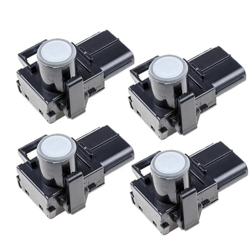 Sensoren RüCkfahrhilfe 89341-48010 8934148010 PDC Parkplatz Sensor Für Toyota Für Camry Für Corolla Für Tundra Für Lexus Für RX350 RüCkfahrwarner(4 pcs Sliver) von YSQIFBABD