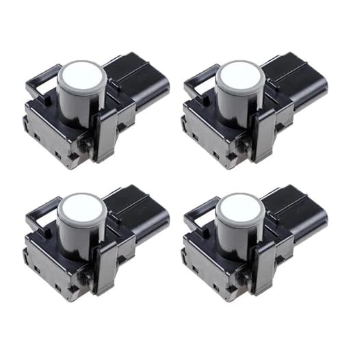 Sensoren RüCkfahrhilfe 89341-48010 8934148010 PDC Parkplatz Sensor Für Toyota Für Camry Für Corolla Für Tundra Für Lexus Für RX350 RüCkfahrwarner(4 pcs White) von YSQIFBABD