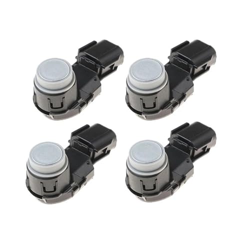 Sensoren RüCkfahrhilfe 89341-60060 8934160060 3 Pins PDC Parkplatz Sensor Kit Für Toyota Für Mark Für Alphard HV Für Vellfire RüCkfahrwarner(4 pc Sliver) von YSQIFBABD