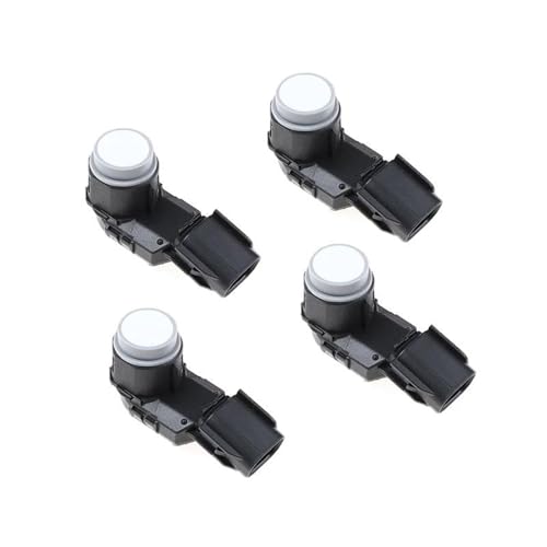 Sensoren RüCkfahrhilfe 89341-60060 8934160060 3 Pins PDC Parkplatz Sensor Kit Für Toyota Für Mark Für Alphard HV Für Vellfire RüCkfahrwarner(4 pcs White) von YSQIFBABD