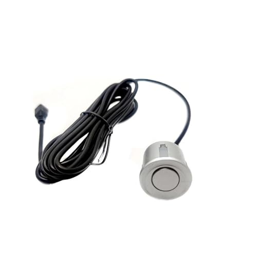 Sensoren RüCkfahrhilfe Auto Parkplatz Sensor Für 22mm Sensor Kit Monitor Reverse Auto Parkplatz Sensor Auto Reverse Radar Ton Alarm RüCkfahrwarner(Silber) von YSQIFBABD
