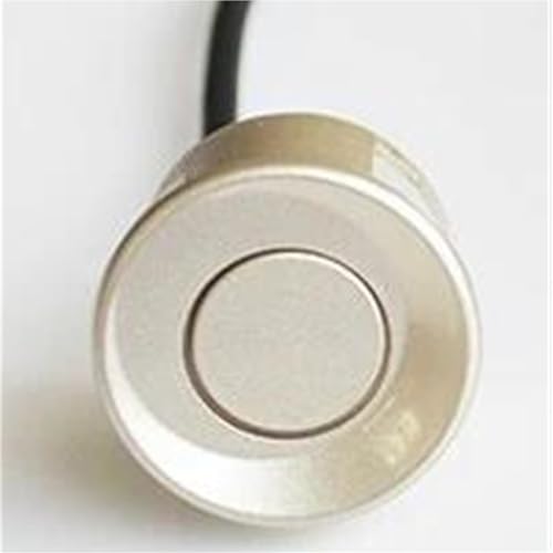 Sensoren RüCkfahrhilfe Auto Parkplatz Sensor Parktronics 4 Schwarz/Silber/weiß 22mm Einstellbare Lautsprecher Reverse Backup Radar Summer RüCkfahrwarner(Gold) von YSQIFBABD