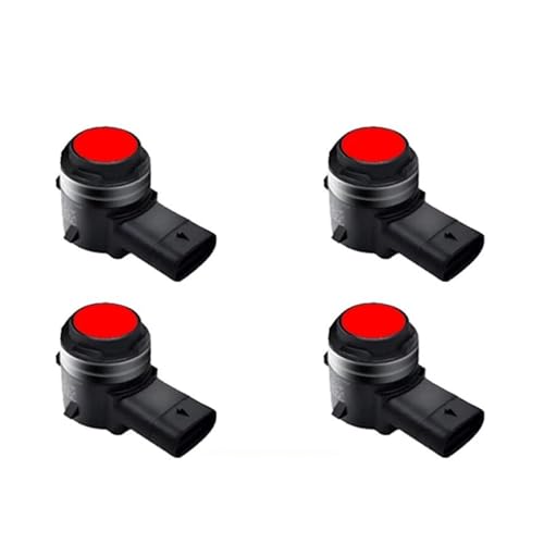 Sensoren RüCkfahrhilfe Einparkhilfe Radar-Summer Für Octavia Für Superb Für Kamiq Für Fabia Für Slavia RüCkfahrwarner(Front 4 red) von YSQIFBABD