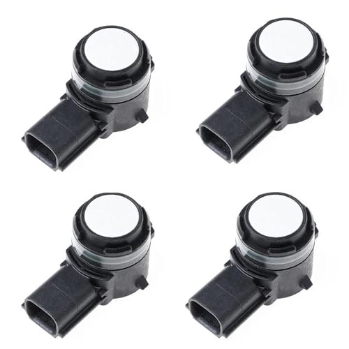 Sensoren RüCkfahrhilfe HU5T-15K859-AAW HU5T15K859AAW Auto PDC Parkplatz Sensor Für Ford Für Fiesta Für Mk8 Für Ecosport Für CR6 RüCkfahrwarner(4pcs White) von YSQIFBABD