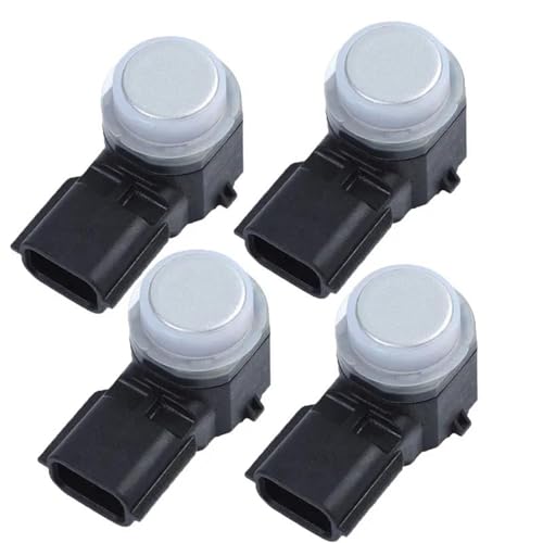 Sensoren RüCkfahrhilfe PDC Parkplatz Sensor Für Nissan Für X-Trail Für T32 1,6 L 2,0 L 2014-2019 28438-4CL0A 284384CL0A RüCkfahrwarner(4PCS White) von YSQIFBABD