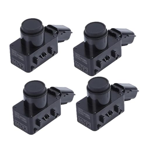 Sensoren RüCkfahrhilfe PDC Parkplatz Sensor Parkplatz Radar 89341-K0060 89341K0060 Für Toyota Für Yaris RüCkfahrwarner(4 pcs Black) von YSQIFBABD