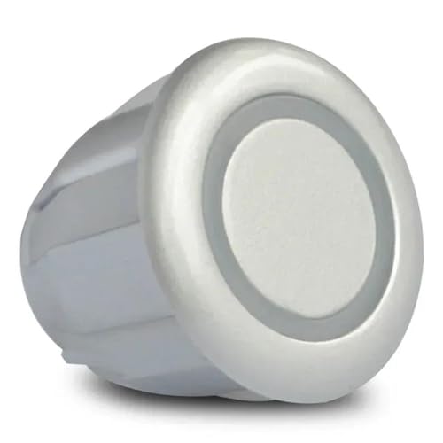 Sensoren RüCkfahrhilfe Parksensor-Kit Die Hintere Parktronic Rückfahrkamera 4 6 8 Zoll Einparkhilfe-Radar Vorne Und Hinten Assist-Monitor RüCkfahrwarner(Silber,6 Sensors) von YSQIFBABD