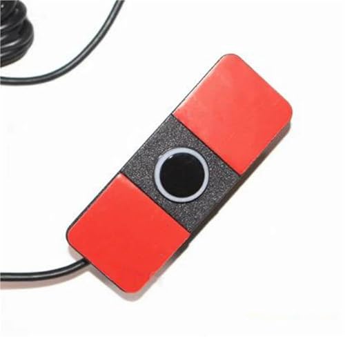 Sensoren RüCkfahrhilfe Parktronic Intelligenter 16,5 Mm Flacher Sensor Parksensor 4 Hinten Entfernung Auf Monitor Und Kamera Anzeigen RüCkfahrwarner(Schwarz) von YSQIFBABD