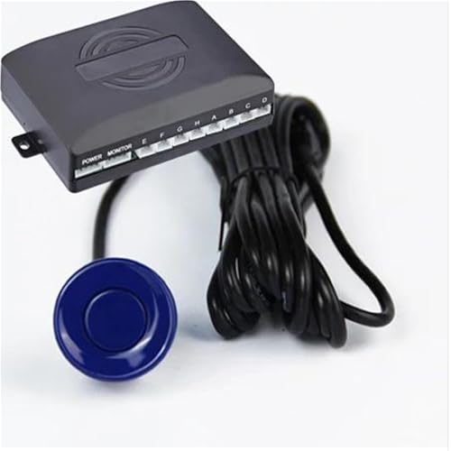 Sensoren RüCkfahrhilfe Parktronic Parkplatz Sensor Kit Mit 8 Sensoren Hintergrundbeleuchtung Display Reverse Backup Radar Monitor Detektor RüCkfahrwarner(Blau) von YSQIFBABD