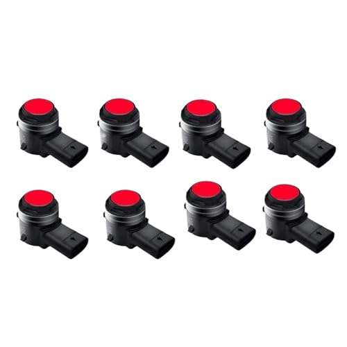 Sensoren RüCkfahrhilfe Vorne Hinten Reverse Parkplatz Sensor PDC Auto Rückfahr Hilfe Für Toyota Für Corolla Für Auris Für E210 2018~2022 RüCkfahrwarner(8 Red) von YSQIFBABD