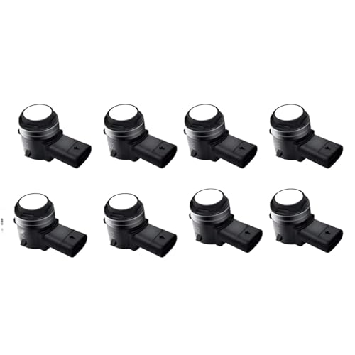 Sensoren RüCkfahrhilfe Vorne Hinten Reverse Parkplatz Sensor PDC Auto Rückfahr Hilfe Für Toyota Für Corolla Für Auris Für E210 2018~2022 RüCkfahrwarner(8 White) von YSQIFBABD