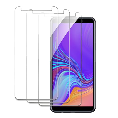 3 Stück Schutzfolie Kompatibel mit Samsung Galaxy A7 2018, 9H Härte Gehärtetem Glas, Anti-Kratzer, Anti-Öl, Anti-Bläschen, Einfache Installation von YSVDTEE