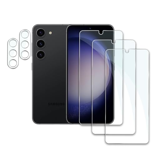 3 Stück Sichtschutz Schutzfolie Für Samsung Galaxy S23 Plus mit 2 Stück Kamera Panzerfolie, 9H Härte Gehärtetem Glas, Anti-Kratzer, Anti-Öl, Anti-Bläschen, Einfache Installation 3 Stück Sichtschutz Schutzfolie Für Samsung Galaxy S23 Plus mit 2 Stück Kamera Panzerfolie, 9H Härte Gehärtetem Glas, Anti-Kratzer, Anti-Öl, Anti-Bläschen, Einfache Installation von IYVYI