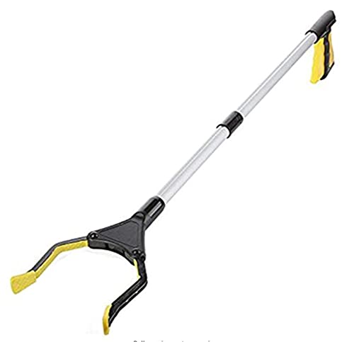 Greifer, 32 Zoll Faltbarer Mülleimer Leichter, extra langer, praktischer Mülleimer mit oberer Klaue for ältere Menschen, Gelb Greifer, 32 Zoll Faltbarer Mülleimer Leichter, extra langer, praktischer Mülleimer mit oberer Klaue for ältere Menschen, Gelb von YTBHSHXZ
