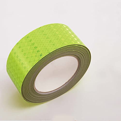 YTBHSHXZ， 2 Zoll x 65 Fuß Reflektorband, Reflektorband for Anhänger, Autos, LKWs(Fluorescent Green) von YTBHSHXZ