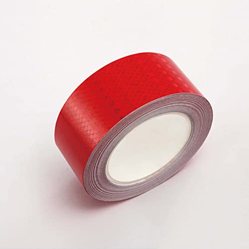 YTBHSHXZ， 2 Zoll x 65 Fuß Reflektorband, Reflektorband for Anhänger, Autos, LKWs(White) von YTBHSHXZ