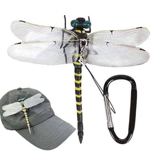Dragonfly Hat Clip, Dragonfly Hair Clip,Simulierte Libelle - Dekorative Libelle Dekorhandwerk für Campingfliegenabwehr Vorräte für Hinterhof BBQ Dragonfly Hat Clip, Dragonfly Hair Clip,Simulierte Libelle - Dekorative Libelle Dekorhandwerk für Campingfliegenabwehr Vorräte für Hinterhof BBQ von YTGOCN