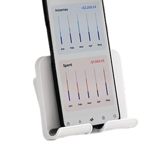 YTGOCN Wandhalterung Für Smartphones | Klebefixierter Handyhalter | Verstellbarer Tablet Halter Mit Klemmfunktion Für Bett Wohnzimmer Küche Badezimmer Flugzeug Haushalt YTGOCN Wandhalterung Für Smartphones | Klebefixierter Handyhalter | Verstellbarer Tablet Halter Mit Klemmfunktion Für Bett Wohnzimmer Küche Badezimmer Flugzeug Haushalt von YTGOCN