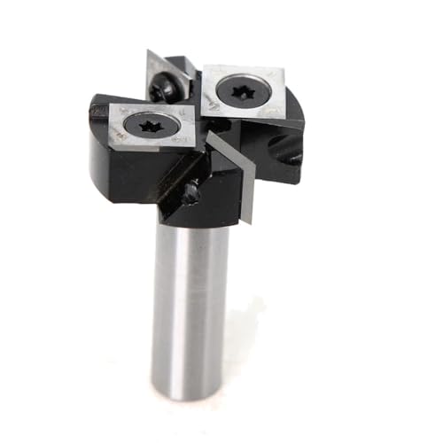 Indexierbarer Fräser mit Hartmetall-Einsatz für Oberfräser, Holzbearbeitungs-Bits mit Einsatz-Stil (12 mm) von YTRRE