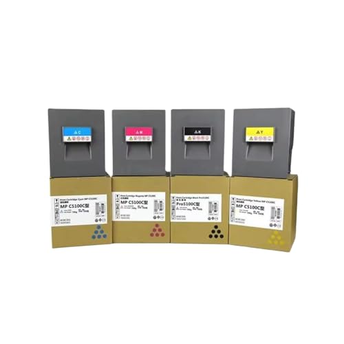 Toner -Patronen -Set Kompatibel mit Pro C5100 C5110 Farbe CMYK Kompatibel mit die Verwendung mit Pro C5100 -Serie ausgelegt von YTrBXZ