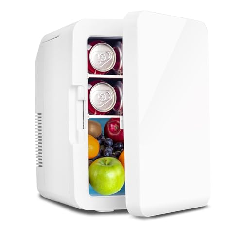 YU YUSING Mini Kühlschrank Kosmetik Kühlbox Warmhaltebox mit Griff mit Kühl- und Heizfunktion Elektrisch Klein 10 L Auto Büro Camping 220V 12V AC DC Weiß YU YUSING Mini Kühlschrank Kosmetik Kühlbox Warmhaltebox mit Griff mit Kühl- und Heizfunktion Elektrisch Klein 10 L Auto Büro Camping 220V 12V AC DC Weiß von YU YUSING