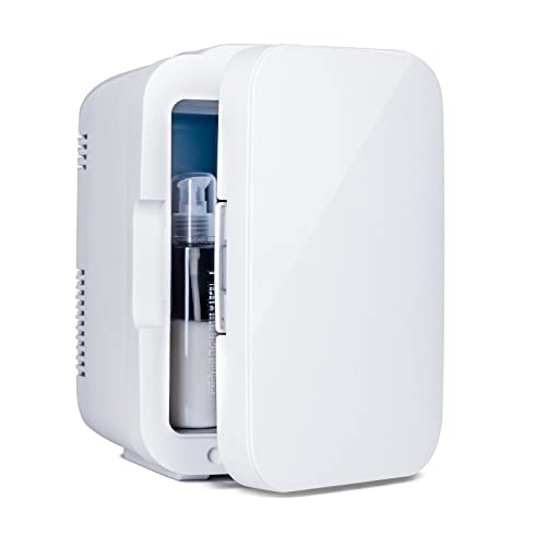 YU YUSING Mini Kühlschrank Kosmetik Kühlbox Warmhaltebox mit Kühl- und Heizfunktion Elektrisch Klein 4 L Auto Büro Camping 220V 12V AC DC Weiß YU YUSING Mini Kühlschrank Kosmetik Kühlbox Warmhaltebox mit Kühl- und Heizfunktion Elektrisch Klein 4 L Auto Büro Camping 220V 12V AC DC Weiß von YU YUSING
