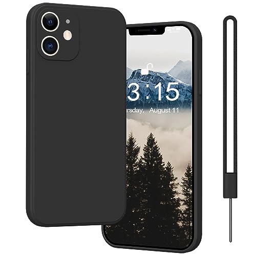 YUANDMI iPhone 11 Hülle, Hanyhülle iPhone 11 6.1'' Ultra Dünn mit Mikrofaser-Futter, Kratzfeste Rundumschutz Case Stoßfest Hülle für iPhone 11 2019 Schwarz von YUANDMI