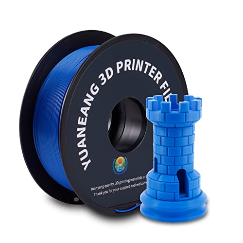 YUANEANG 3D Drucker Filament,3D PLA Filament,3D Druck,PLA Filament 1.75mm 1kg,PLA（2.2LBS）Spool(Blue) von YUANEANG