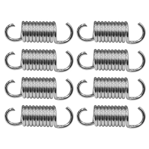 2 Zoll [55 mm] Edelstahl -Ersatz -Liegesofa -Stuhl Mechanismus Spannungsfeder - langer Halshakenstil (Packung von 8) von YUANYAO