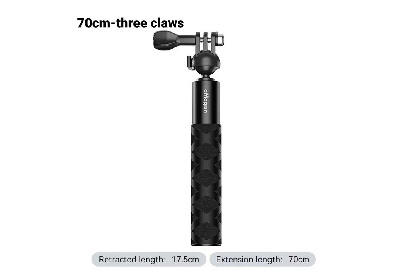 aMagisn 360° Omni-direktionaler Selfie-Stick für GoPro Hero13 Insta 360 Kamerastativ (Omni-direktionaler Selfie-Stick) von aMagisn