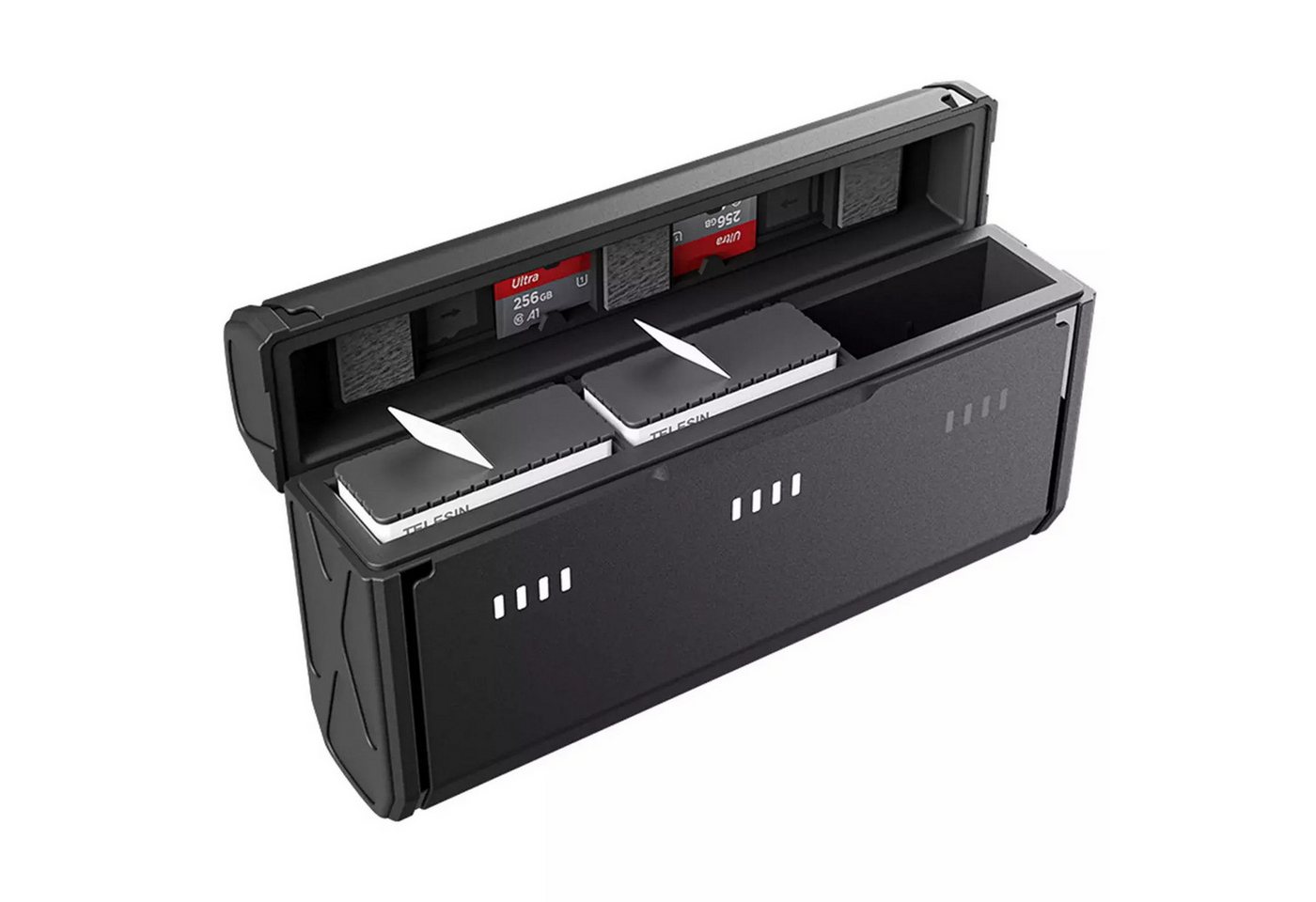 YUBRO-STUDIO Akku-Ladegehäuse für GoPro Hero 13 Intelligentes Laden 3 Steckplätzen Kamera-Ladegerät YUBRO-STUDIO Akku-Ladegehäuse für GoPro Hero 13 Intelligentes Laden 3 Steckplätzen Kamera-Ladegerät von YUBRO-STUDIO