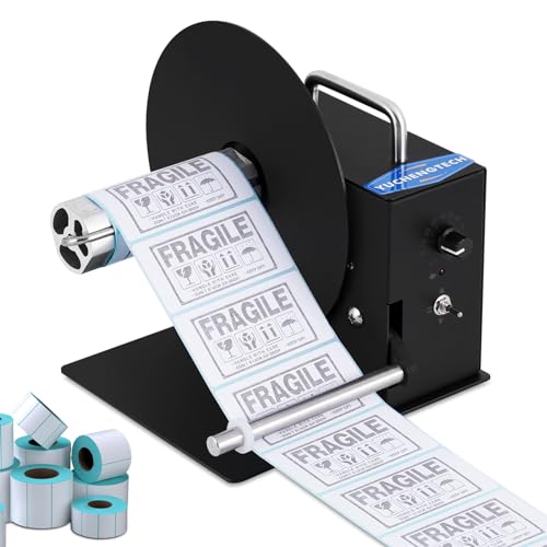 YUCHENGTECH Etikettenaufwickler Breite 100mm Automatischer Etikettenaufwickler Zweiwege Etiketten Aufwickler Label Rewinder 1-8inch/s Geschwindigkeit Einstellbar von YUCHENGTECH