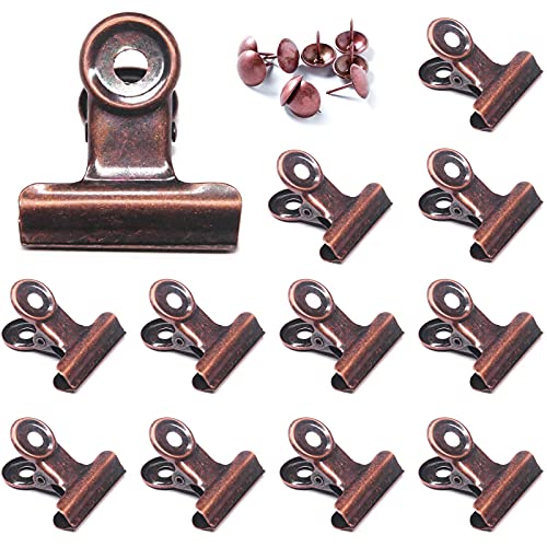 Bulldoggen-Clips, hochwertiges Metall, mit vergoldeter Farbe, keine Fallenbildung 38 mm kupfer Bulldoggen-Clips, hochwertiges Metall, mit vergoldeter Farbe, keine Fallenbildung 38 mm kupfer von YUCHIYA