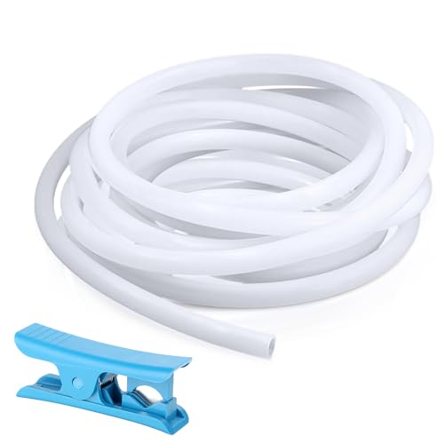 5 Meter PTFE Schlauch, ID 2 mm OD 4 mm PTFE Teflon Tube 3D Drucker Schlauch Filament Teflonschlauch Zubehör mit Schlauchschneider für Düse von YUDAWN