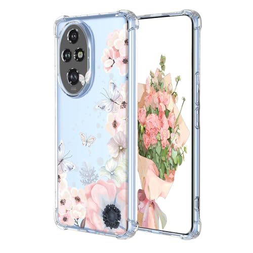 YUECXIN Hülle für Honor 200 Pro, Premium Transparent Ultra Dünn Weich Stoßfest Silikon TPU Bumper Schutzhülle, Exquisit Mustern Handyhülle, A48 YUECXIN Hülle für Honor 200 Pro, Premium Transparent Ultra Dünn Weich Stoßfest Silikon TPU Bumper Schutzhülle, Exquisit Mustern Handyhülle, A48 von YUECXIN
