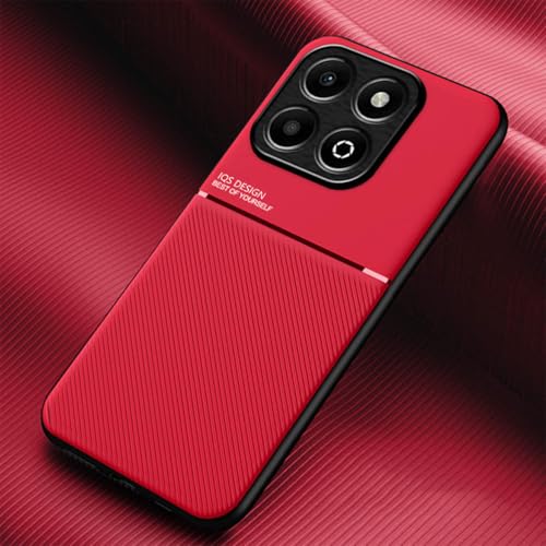 YUECXIN Hülle für Honor X6b 4G, Schlicht Klassisch Textur Seidig Berühren Handyhülle, Ultra Dünn Weich Stoßfest rutschfest TPU Silikon Bumper Schutzhülle. Rot YUECXIN Hülle für Honor X6b 4G, Schlicht Klassisch Textur Seidig Berühren Handyhülle, Ultra Dünn Weich Stoßfest rutschfest TPU Silikon Bumper Schutzhülle. Rot von YUECXIN