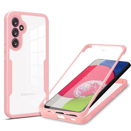 YUECXIN Hülle für Samsung Galaxy S24 FE mit Eingebautem Displayschutz Klare 360° Rundumschutz Schutzhülle, Robust Stoßfest Kratzfeste Silicone TPU Bumper Handyhülle, Rosa YUECXIN Hülle für Samsung Galaxy S24 FE mit Eingebautem Displayschutz Klare 360° Rundumschutz Schutzhülle, Robust Stoßfest Kratzfeste Silicone TPU Bumper Handyhülle, Rosa von YUECXIN