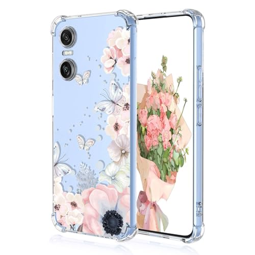 YUECXIN Hülle für Sony Xperia 10 VI, Premium Transparent Ultra Dünn Weich Stoßfest Silikon TPU Bumper Schutzhülle, Exquisit Mustern Handyhülle, A48 YUECXIN Hülle für Sony Xperia 10 VI, Premium Transparent Ultra Dünn Weich Stoßfest Silikon TPU Bumper Schutzhülle, Exquisit Mustern Handyhülle, A48 von YUECXIN
